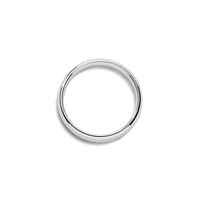 4mm Round White Gold Band