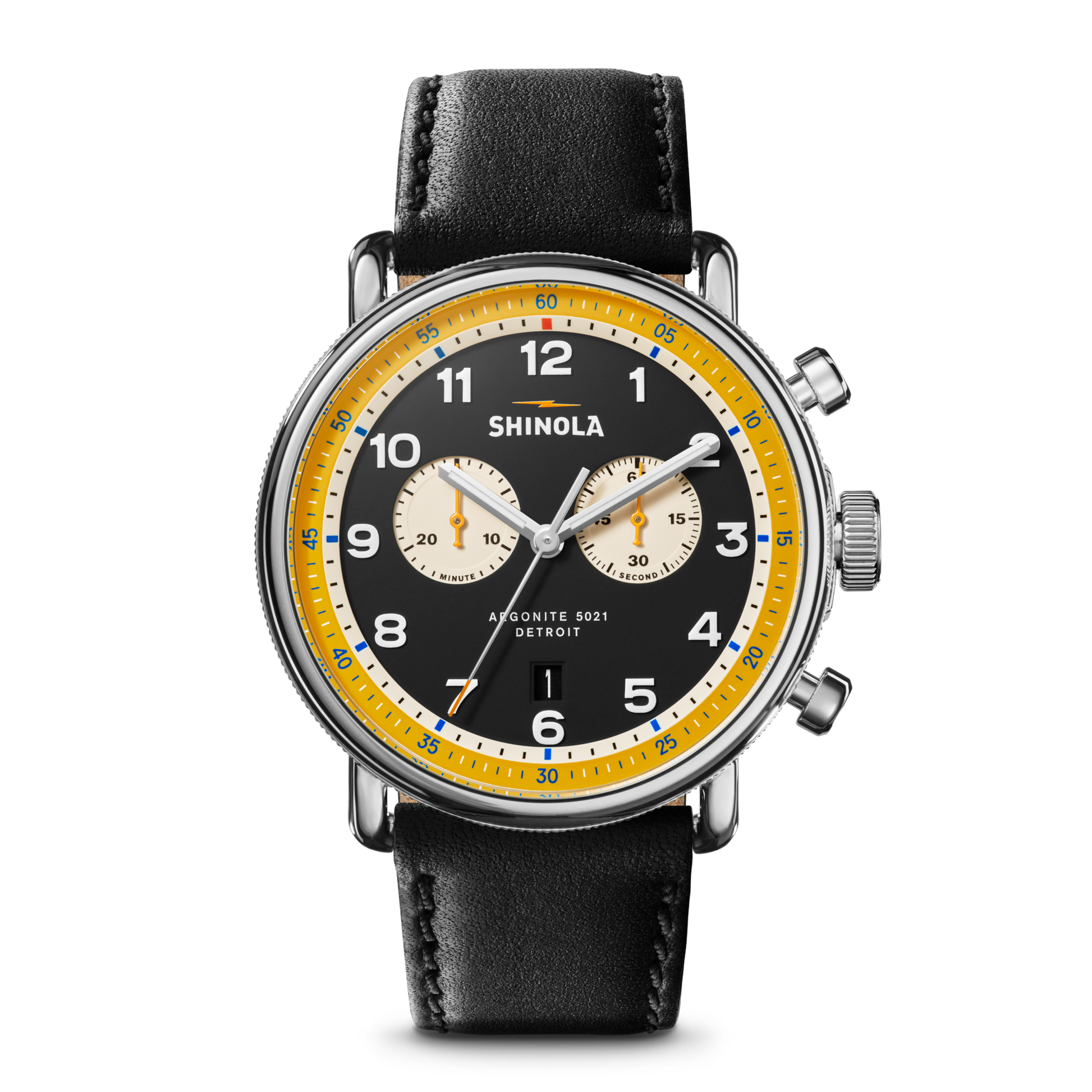 Canfield C56 Chronograph Watch - Black