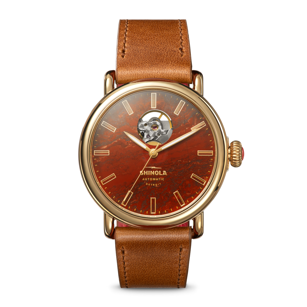 Gilda Radner Runwell Automatic Watch - Red Jasper