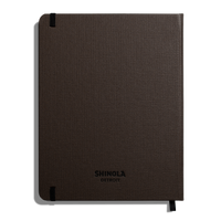 Large Hard Ruled Journal - Espresso