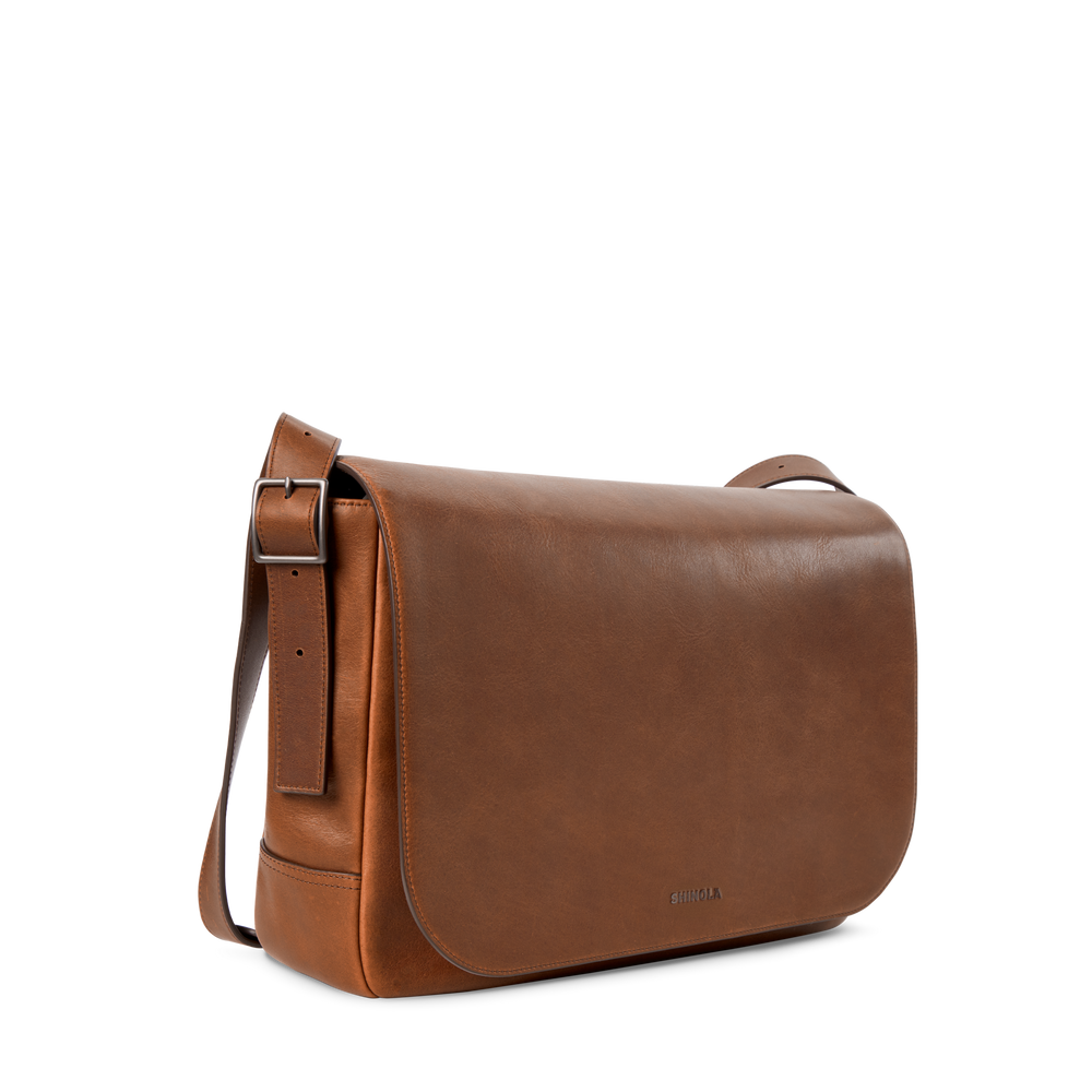 Runwell Messenger Bag - Medium Brown