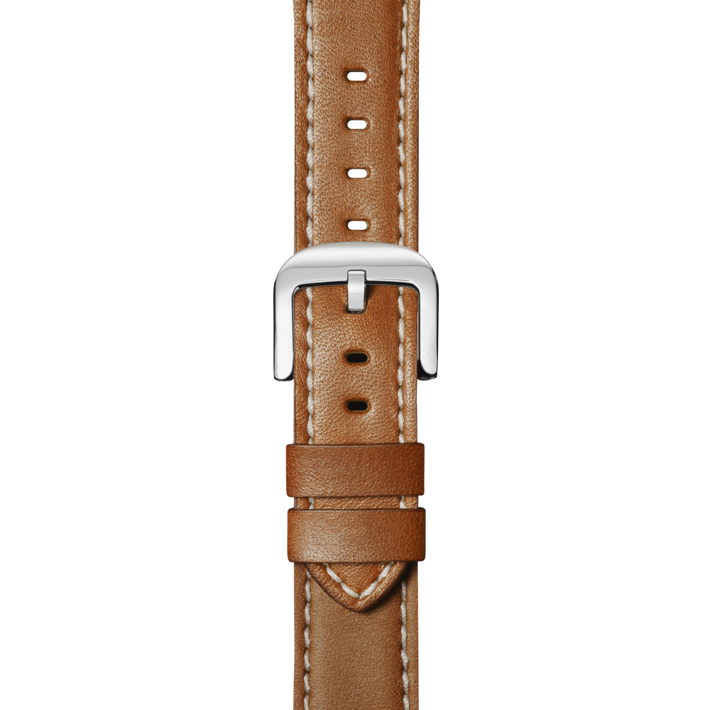 20mm Tan Leather Watch Strap - Tan