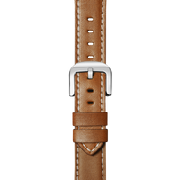 20mm Tan Leather Watch Strap - Tan