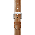 22mm Tan Leather Watch Strap - Tan
