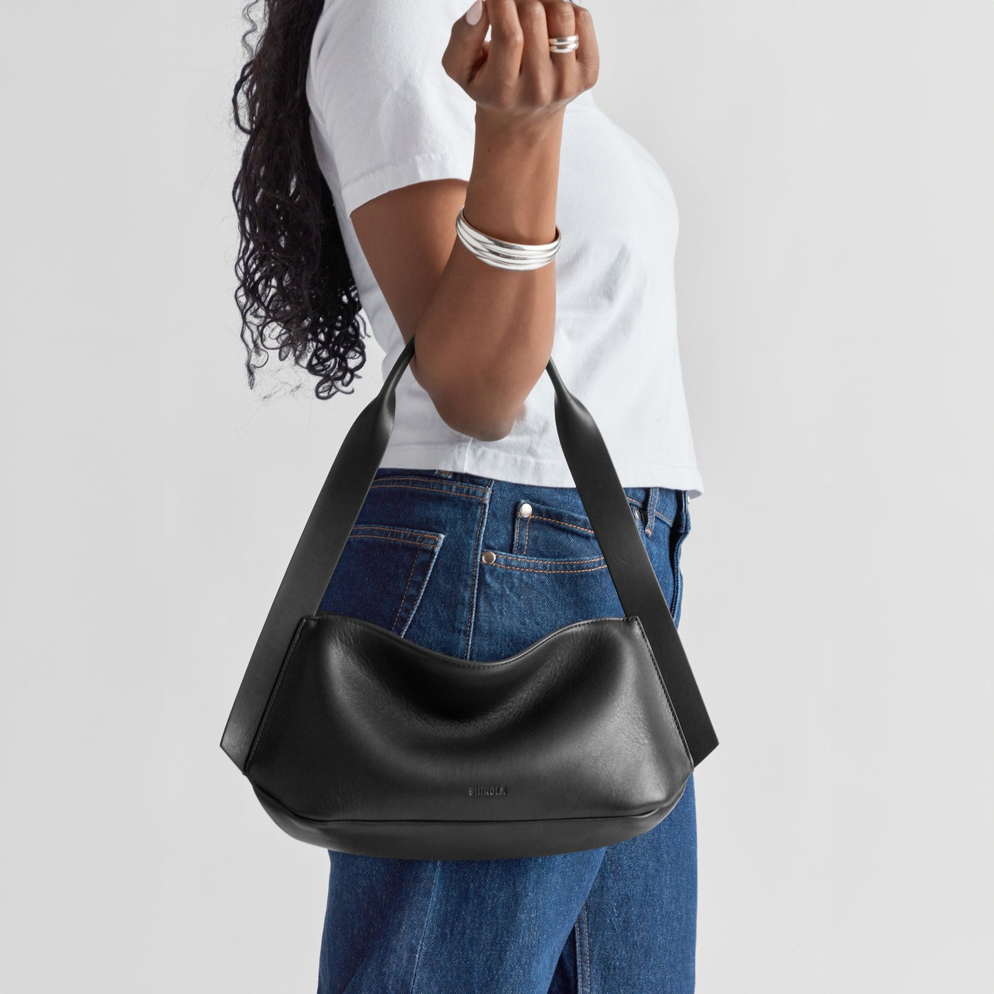 Small Derby Shoulder Bag - Black