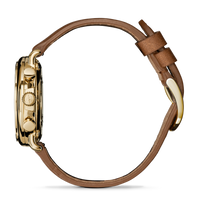 Runwell Chronograph Watch - Tan Leather Strap