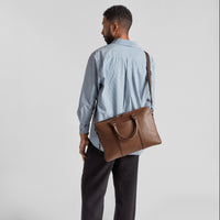 Computer Briefcase - Medium Brown