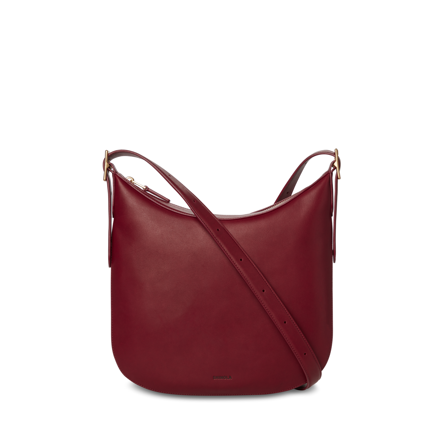 Medium Accordion Crossbody - Ruby