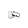 Statement Signet Ring - Sterling Silver