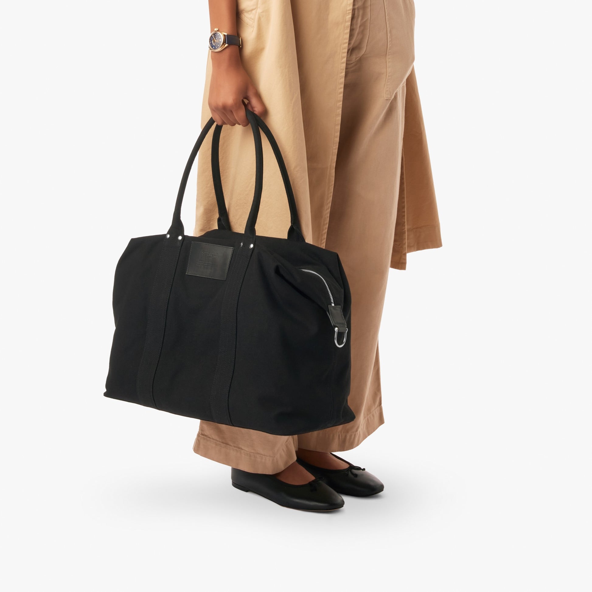 Runabout Holdall Canvas Bag - Black