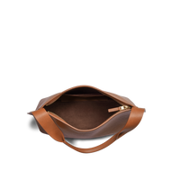 Medium Derby Shoulder Bag - Tan