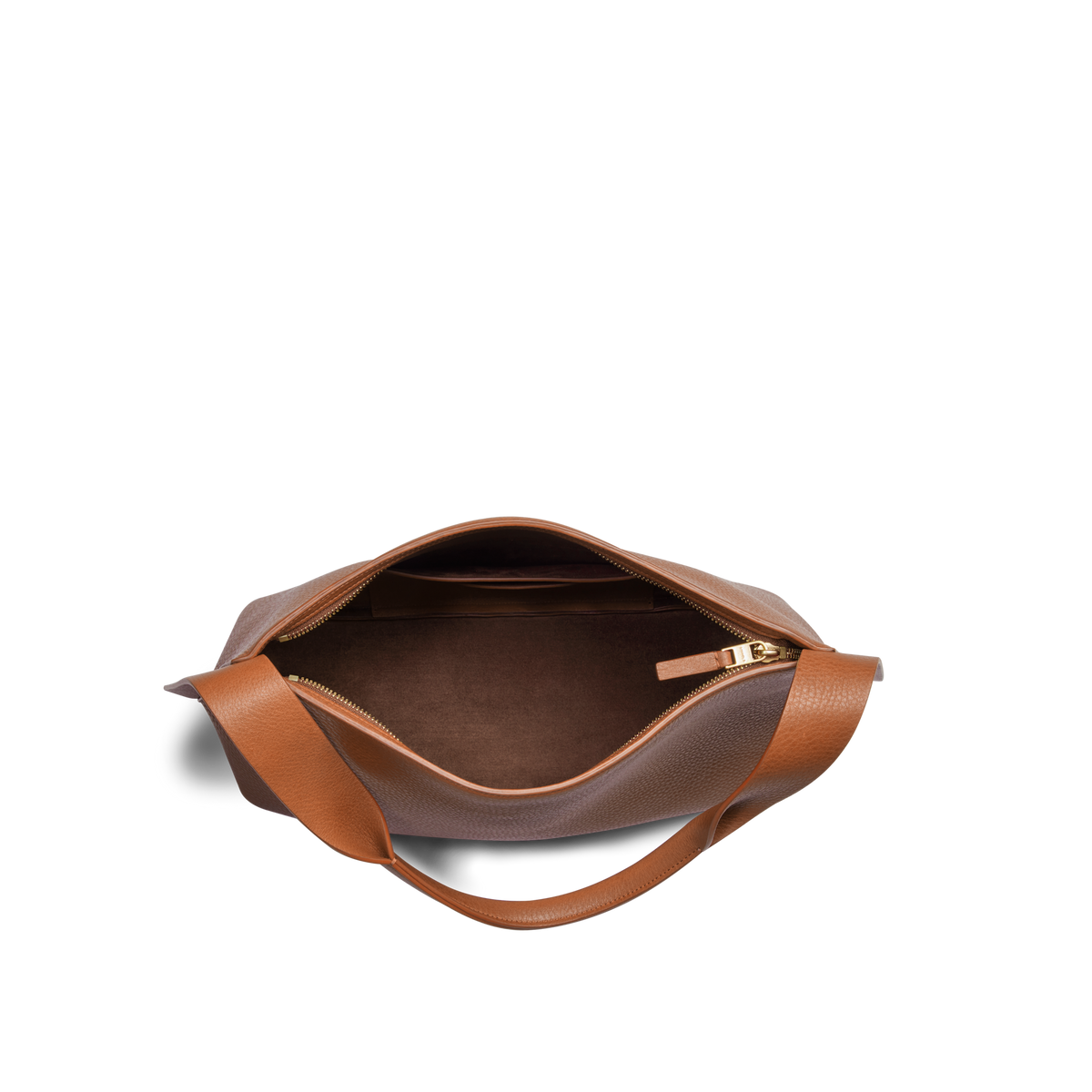 Medium Derby Shoulder Bag - Tan