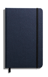 Medium Hard Plain Journal - Navy