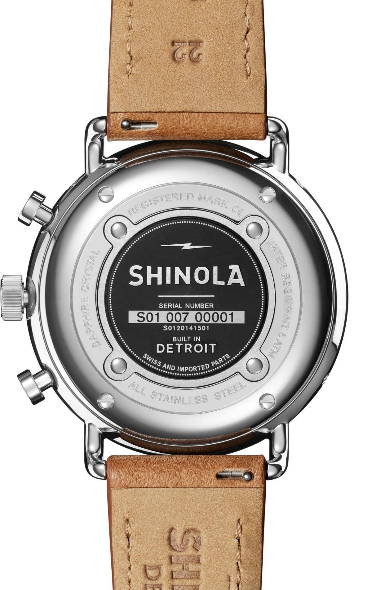 Canfield Sport Chronograph Watch - White
