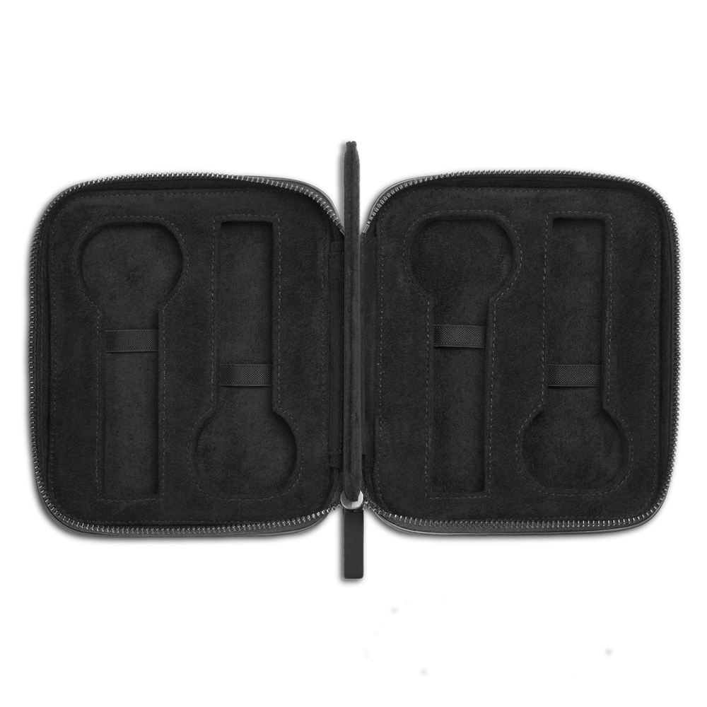 Four Watch Travel Case - Black