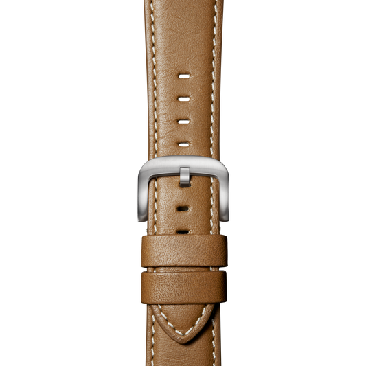 24mm Largo Tan Leather Apple Watch Strap - Largo Tan