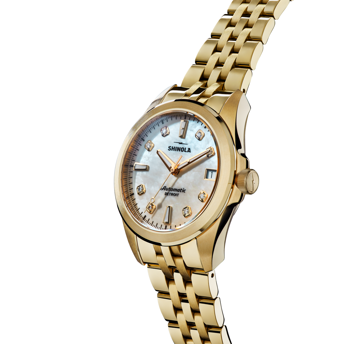 Circadian Monster Automatic Watch - Mother of Pearl Diamond