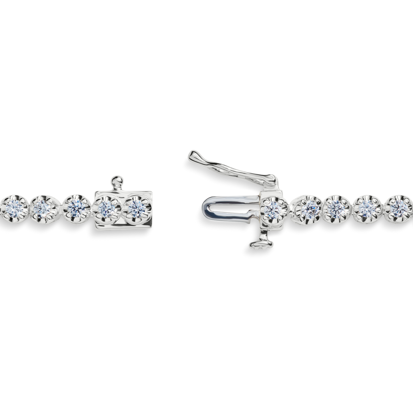 1.84 Carat 6.5" Diamond Tennis Bracelet - White Gold