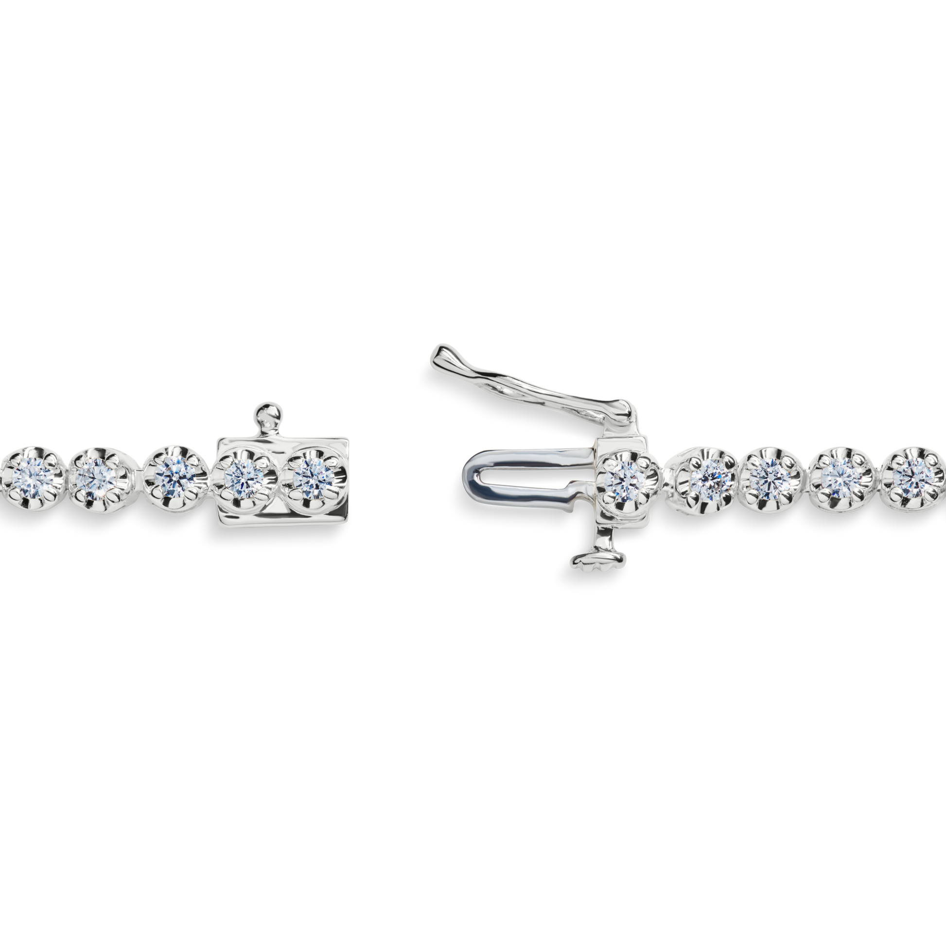 1.84 Carat 6.5" Diamond Tennis Bracelet - White Gold