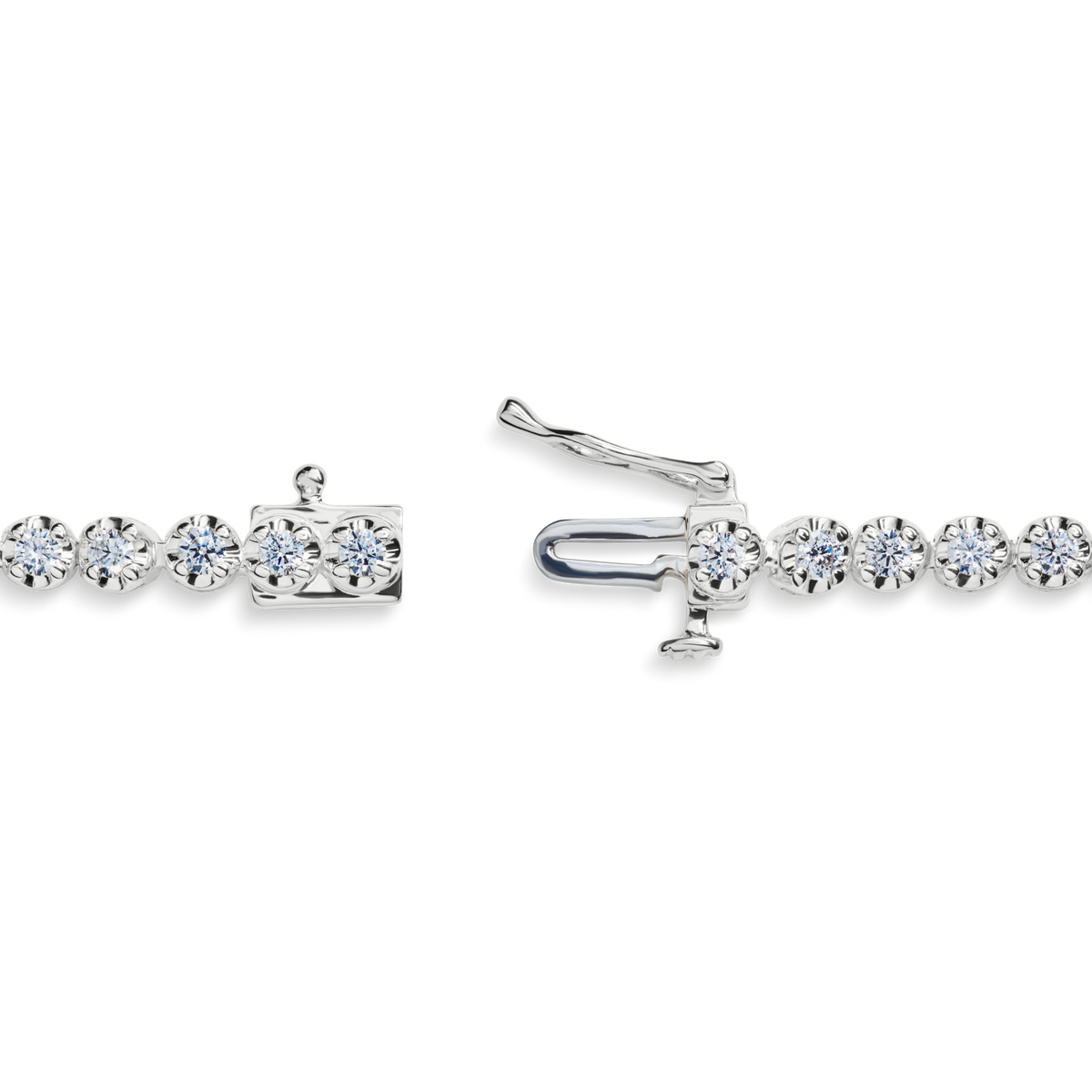 1.84 Carat 6.5" Diamond Tennis Bracelet - White Gold