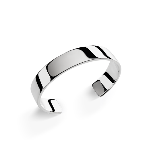 15mm Cuff Bracelet - Sterling Silver