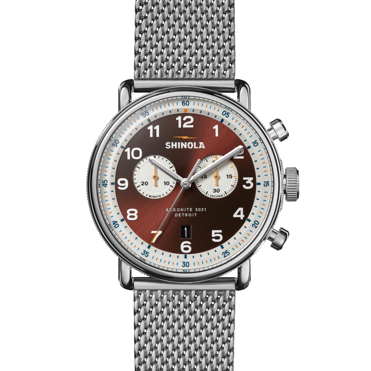 Canfield C56 Chronograph Watch - Whiskey