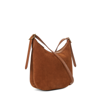 Medium Bixby Crossbody - Tan Suede