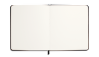 Large Hard Plain Sketchbook - Black