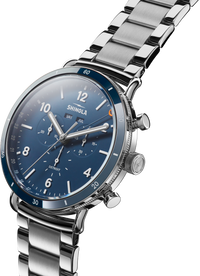 Canfield Sport Chronograph Watch - Midnight Blue