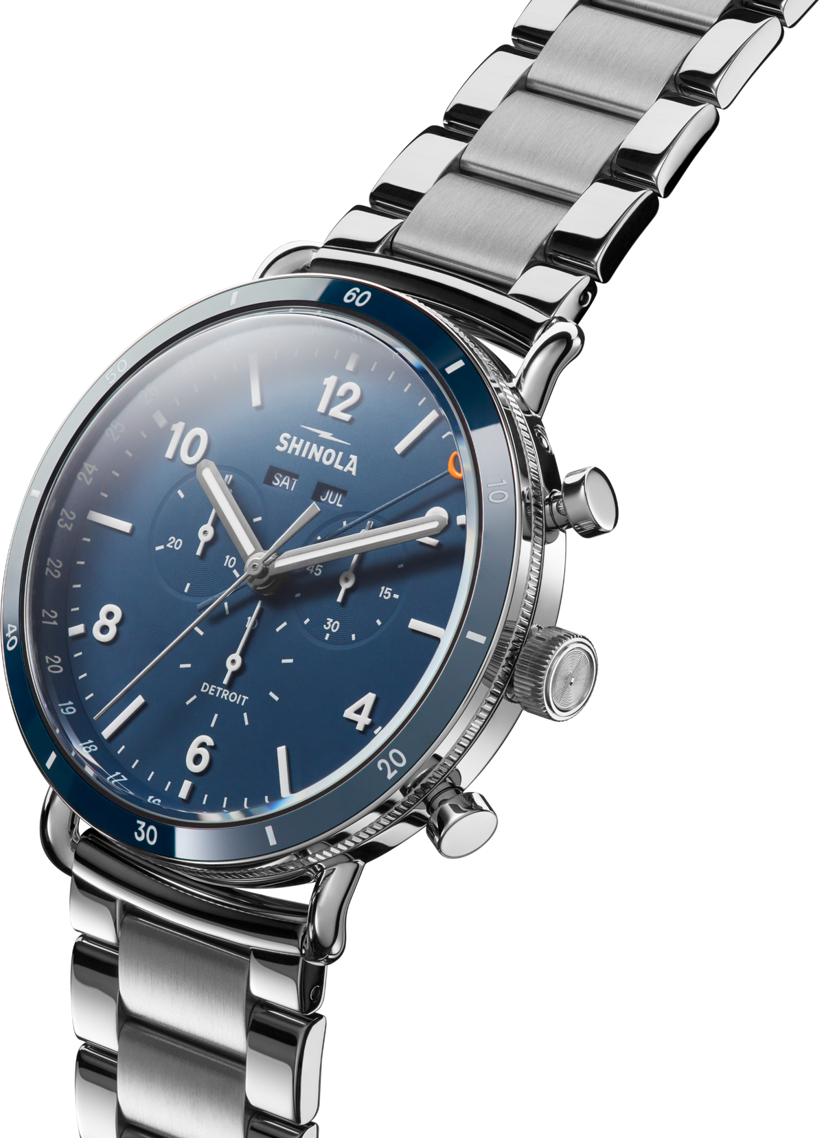 Canfield Sport Chronograph Watch - Midnight Blue
