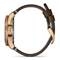 Bronze Monster GMT Automatic Watch - Dark Brown Degrade