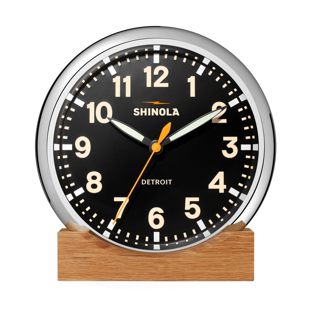 14" Runwell Clock - Black