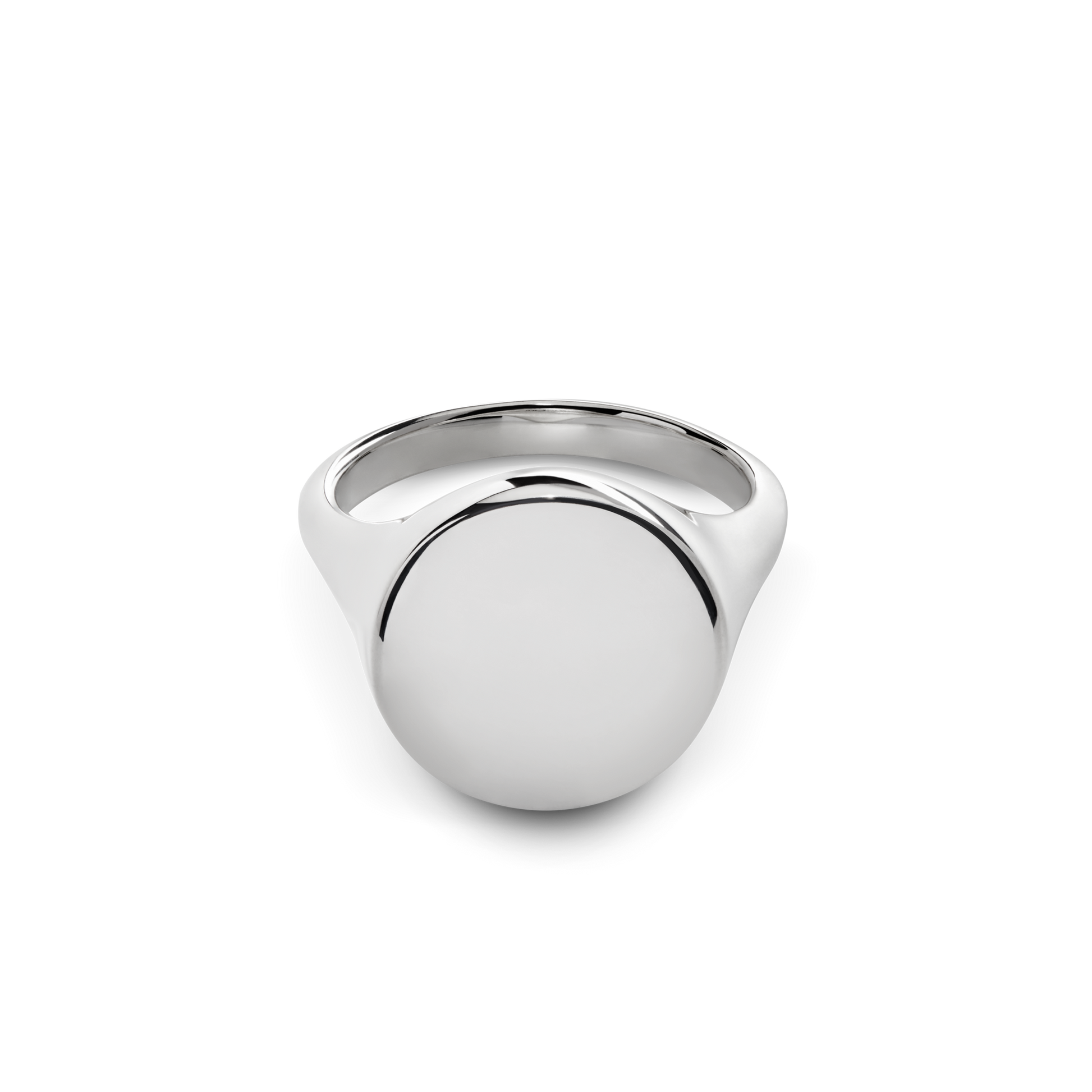Statement Signet Ring - Sterling Silver