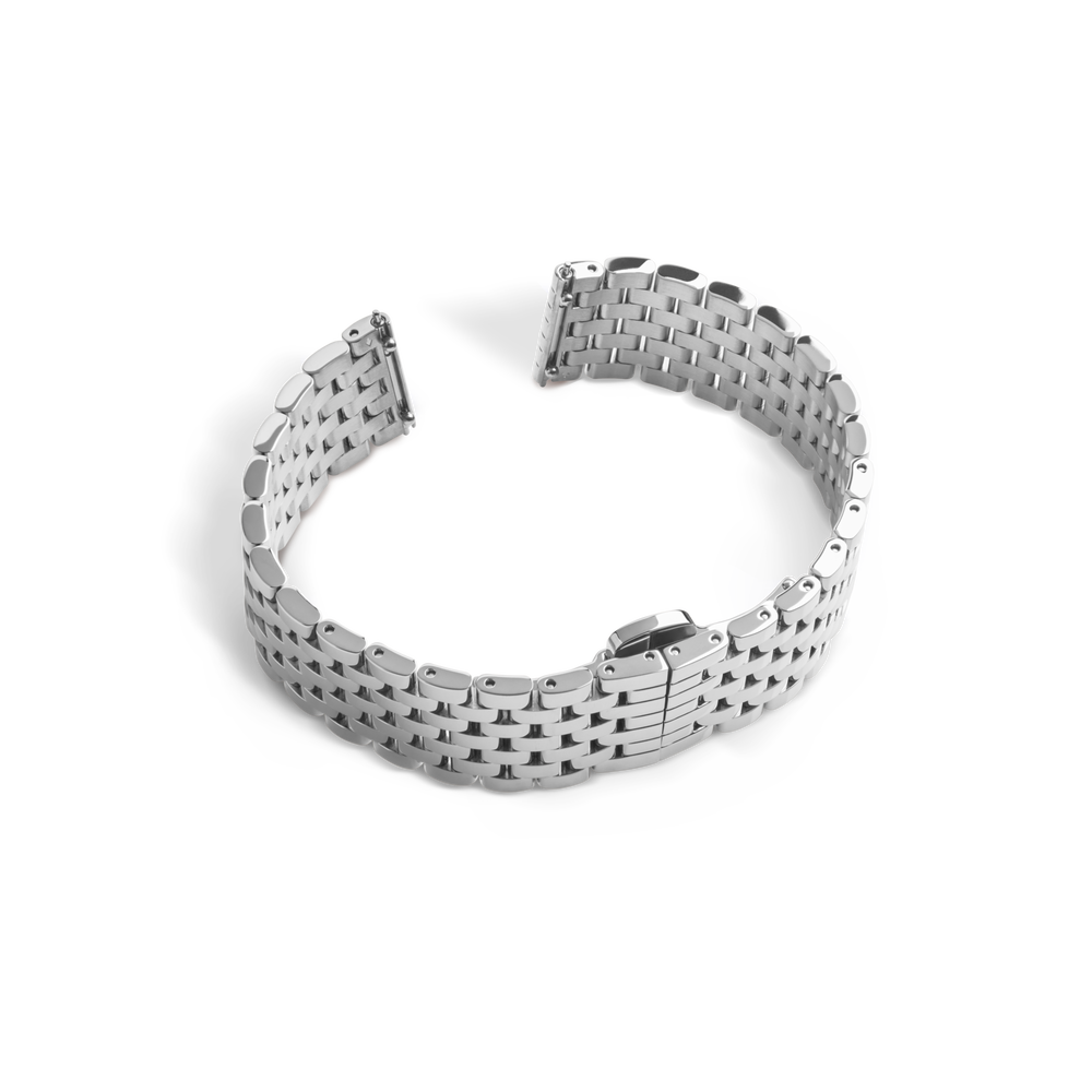 16mm Stainless Steel 7-Link Bracelet - Stainless Steel