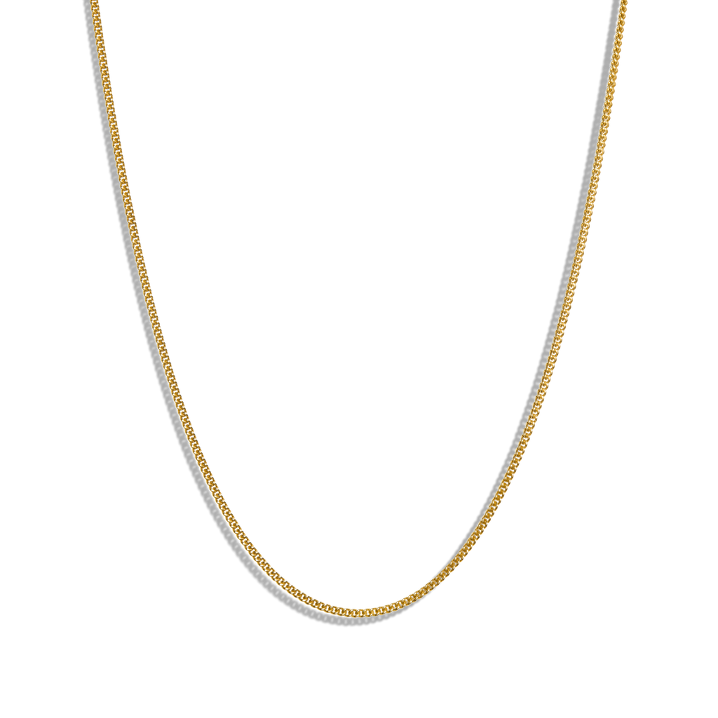 Small Curb Link Yellow Gold