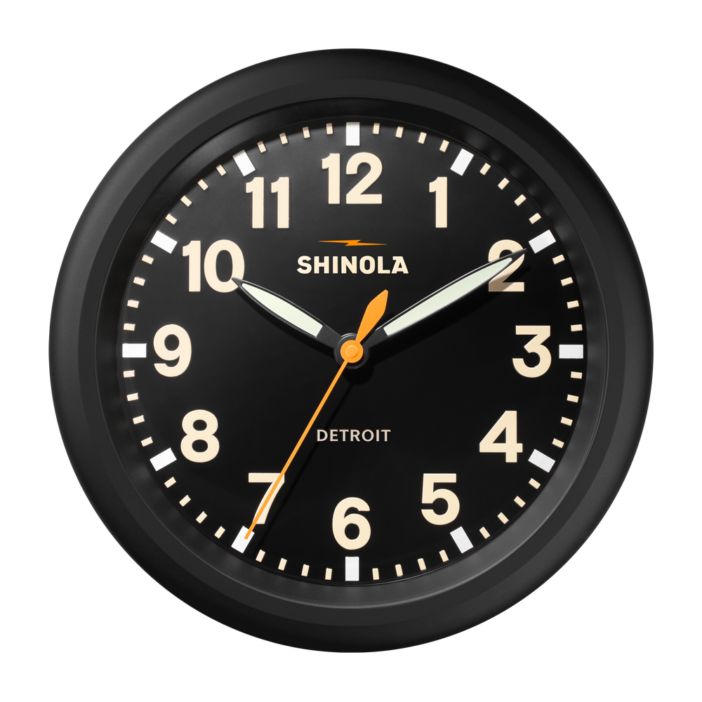 14" Runwell Clock - Black