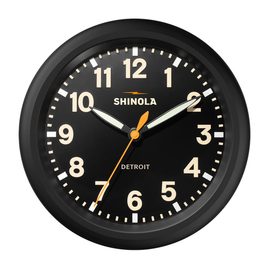 14" Runwell Clock - Black