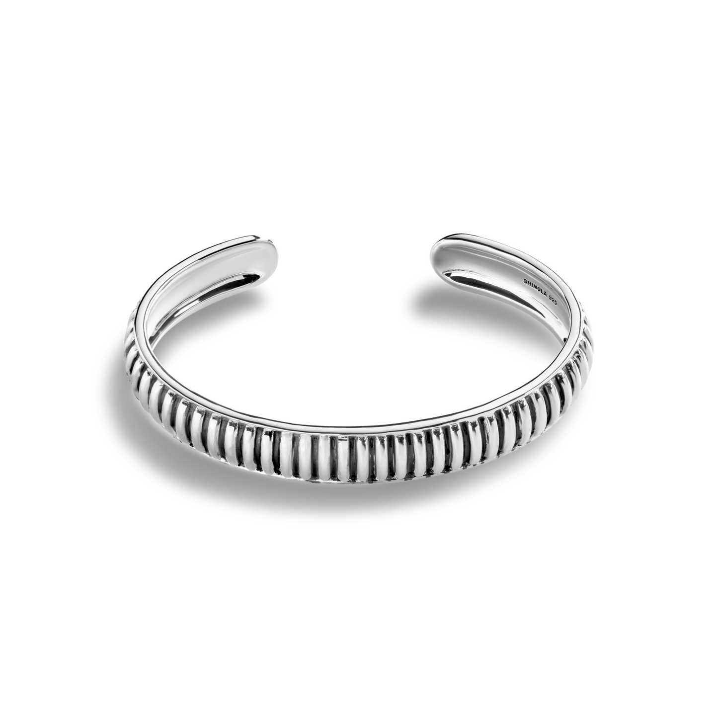 Coin Edge Cuff Bracelet