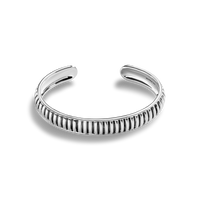 Coin Edge Cuff Bracelet