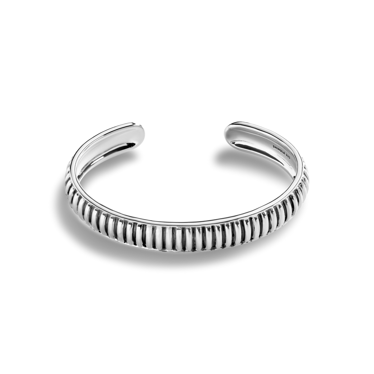 Coin Edge Cuff Bracelet