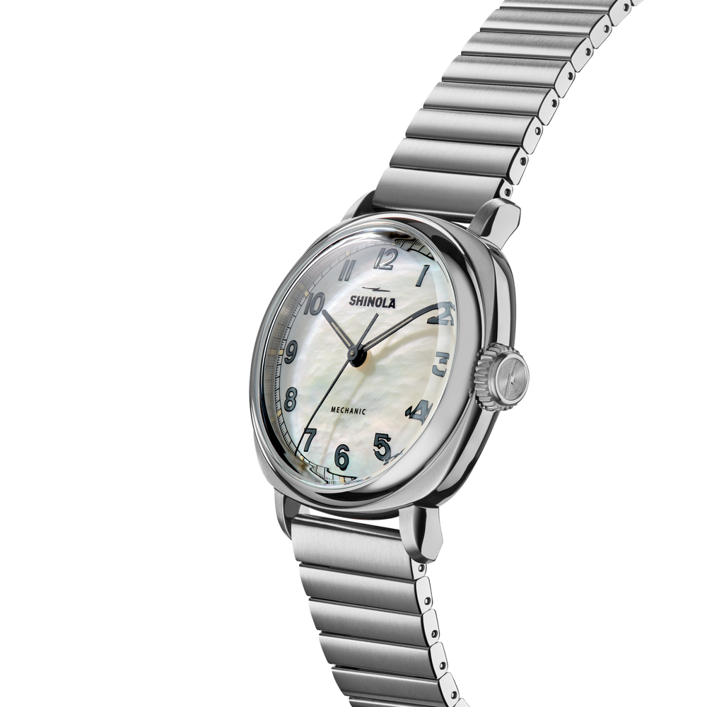 Mechanic Watch - Mother of Pearl/Silver Bracelet