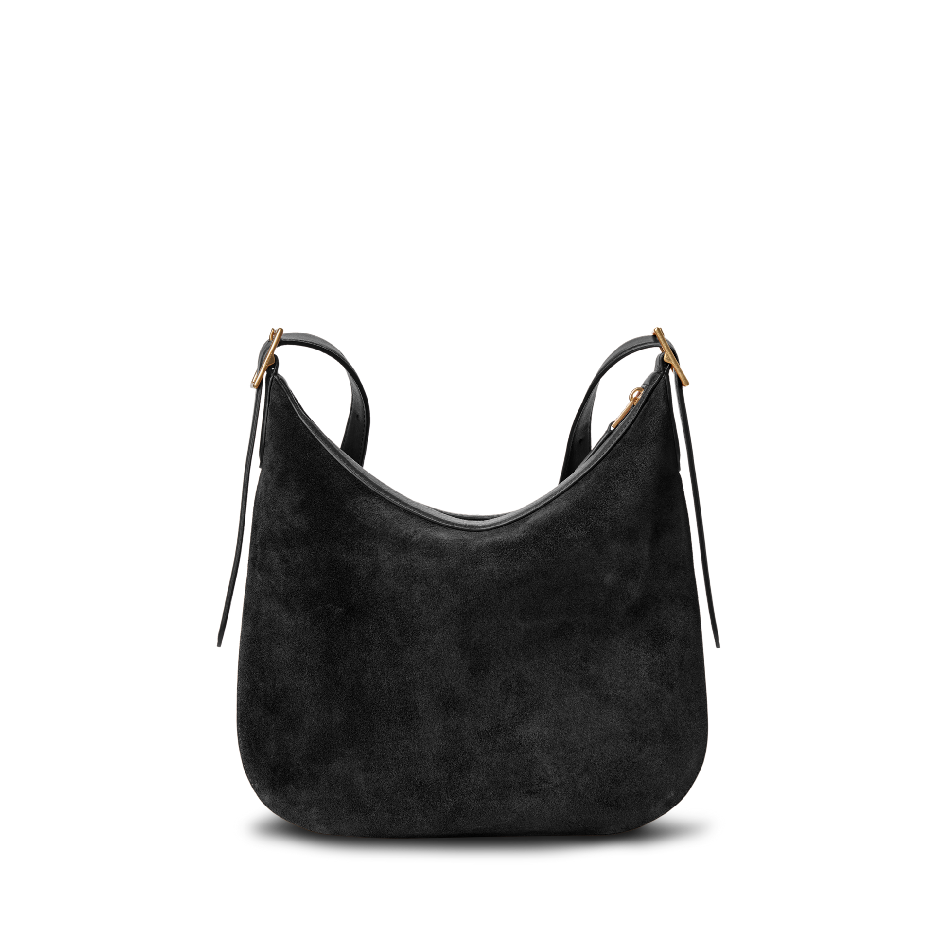 Medium Bixby Crossbody - Black Suede