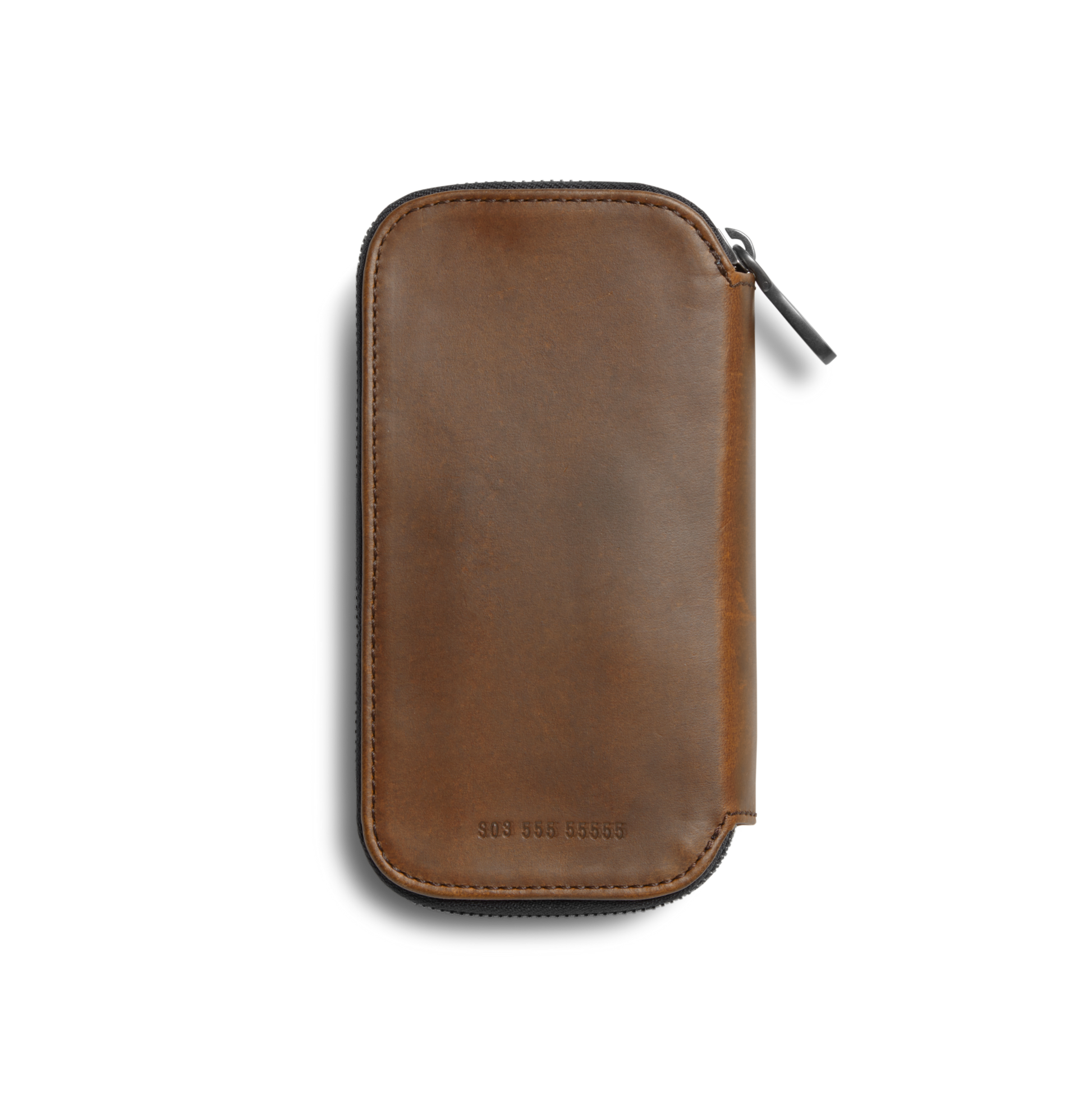 Travel Watch Case - Medium Brown