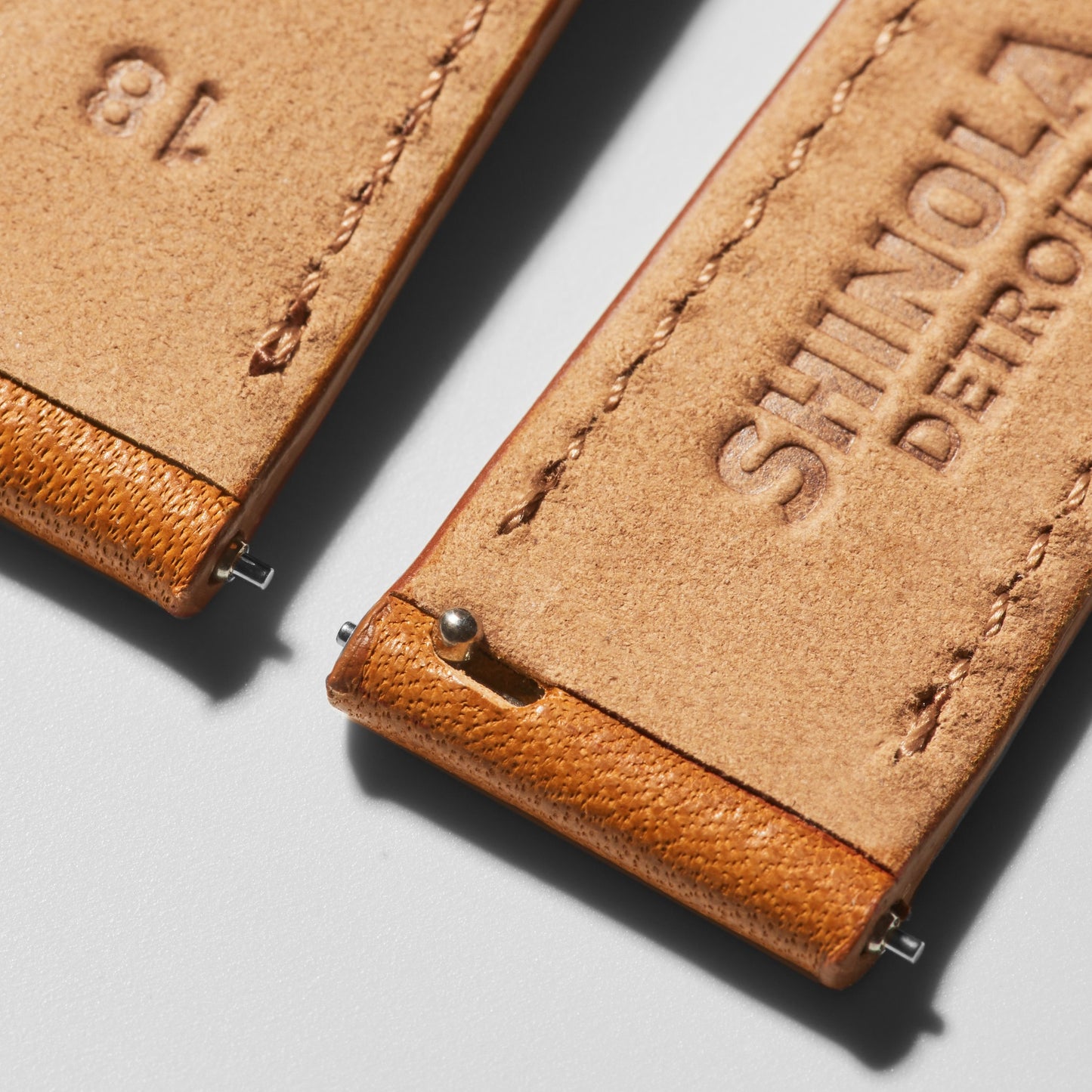 18mm Bourbon Leather Watch Strap - Bourbon