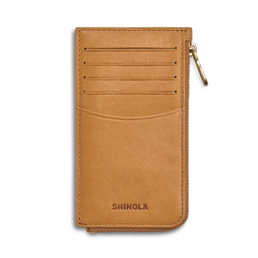 Birdy Zip Around Card Holder - Honey - OS
