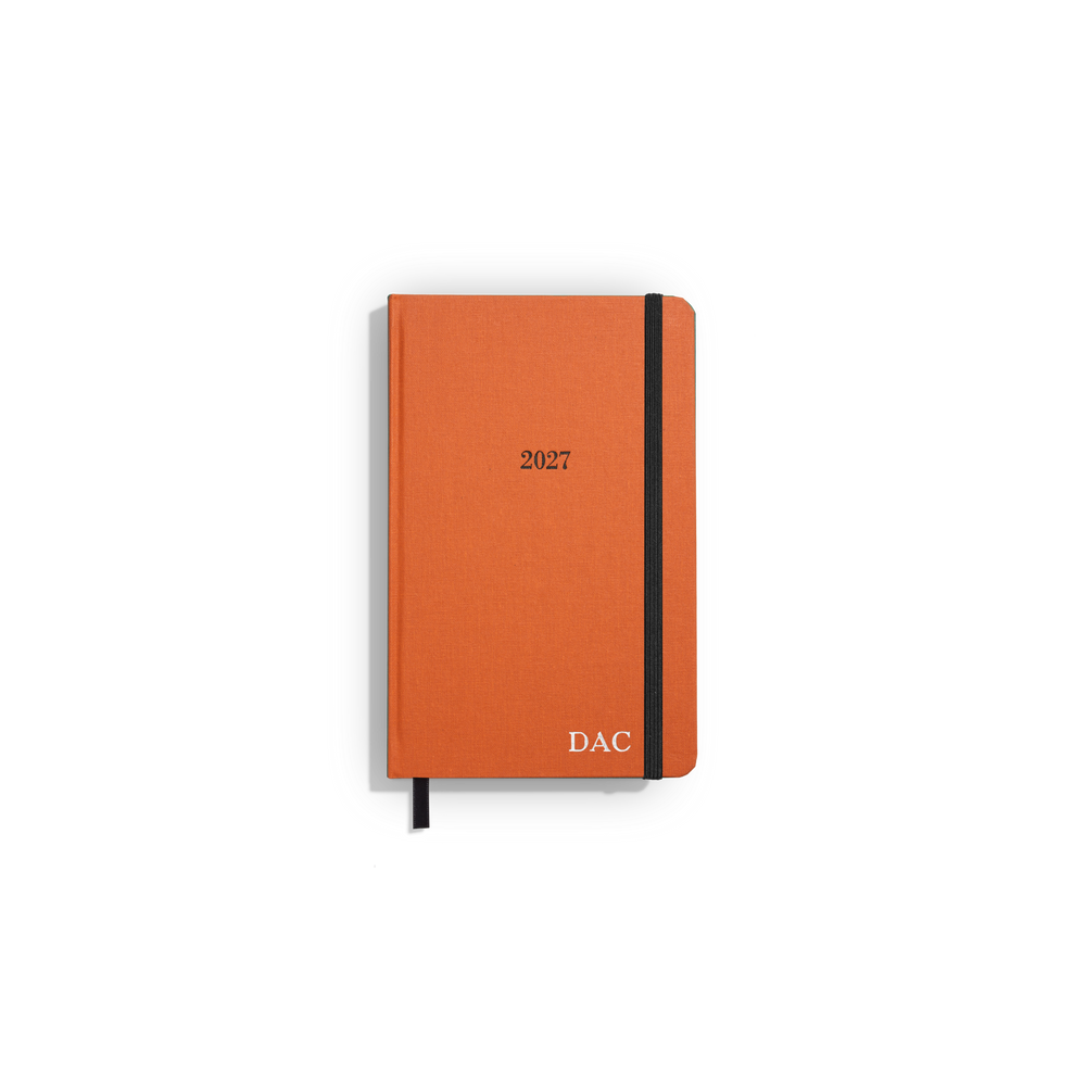 2027 12-Month Runwell Planner - Bold Orange