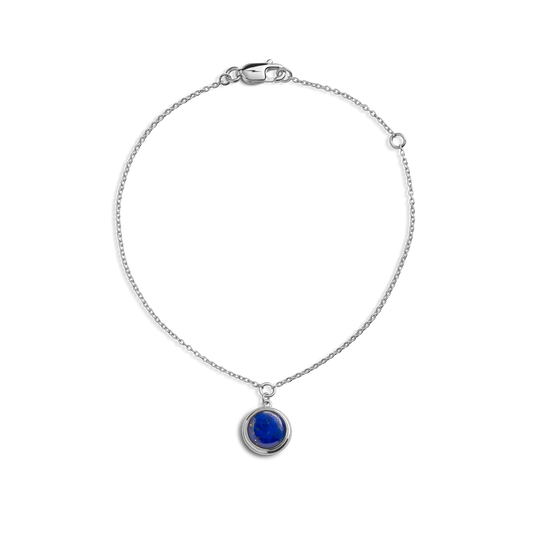 Heirloom Lapis Charm Bracelet