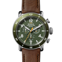 Runwell Sport Chronograph Watch - Dark Olive