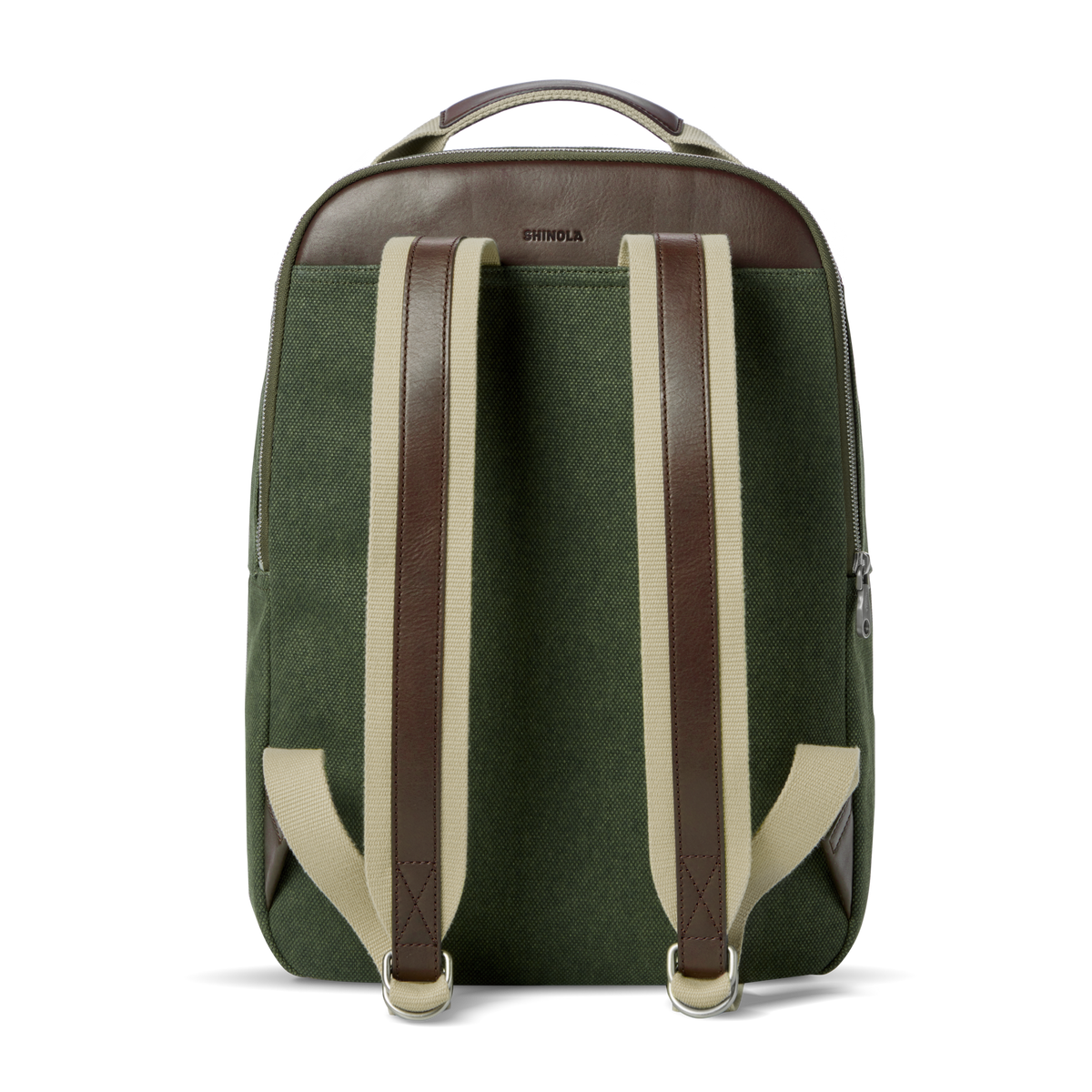 Runwell Canvas Backpack - Olive