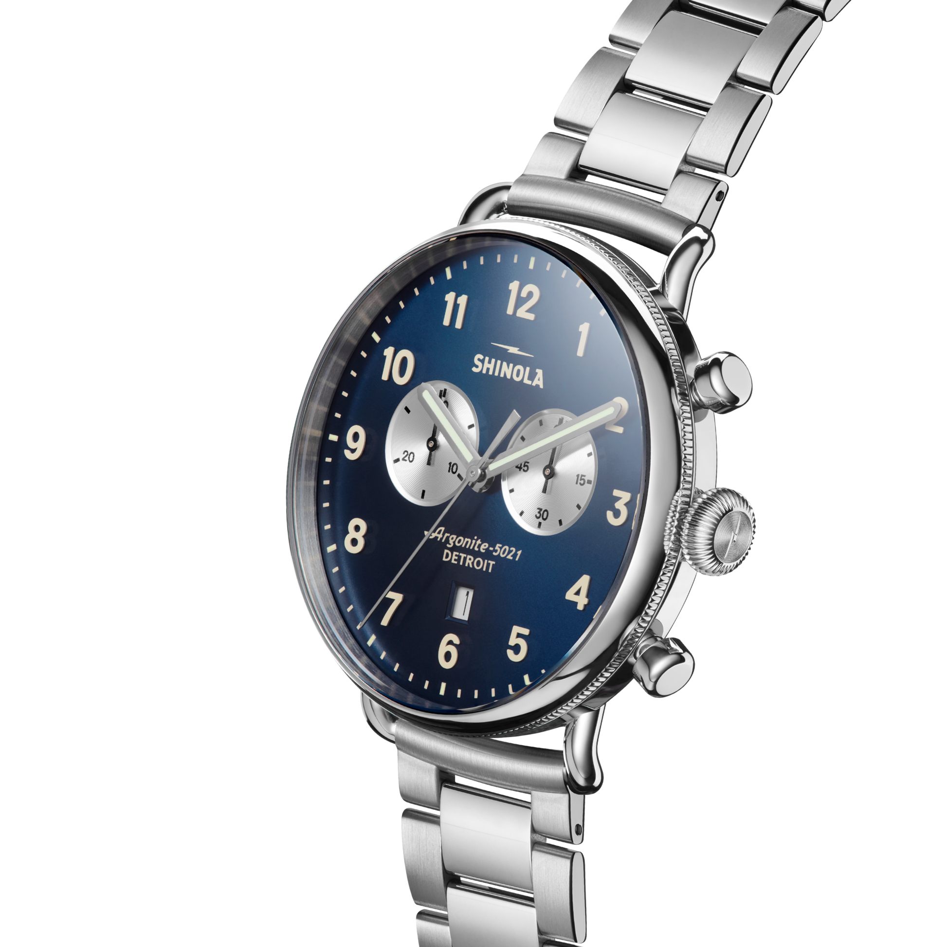 Canfield Chronograph Watch - Midnight Blue